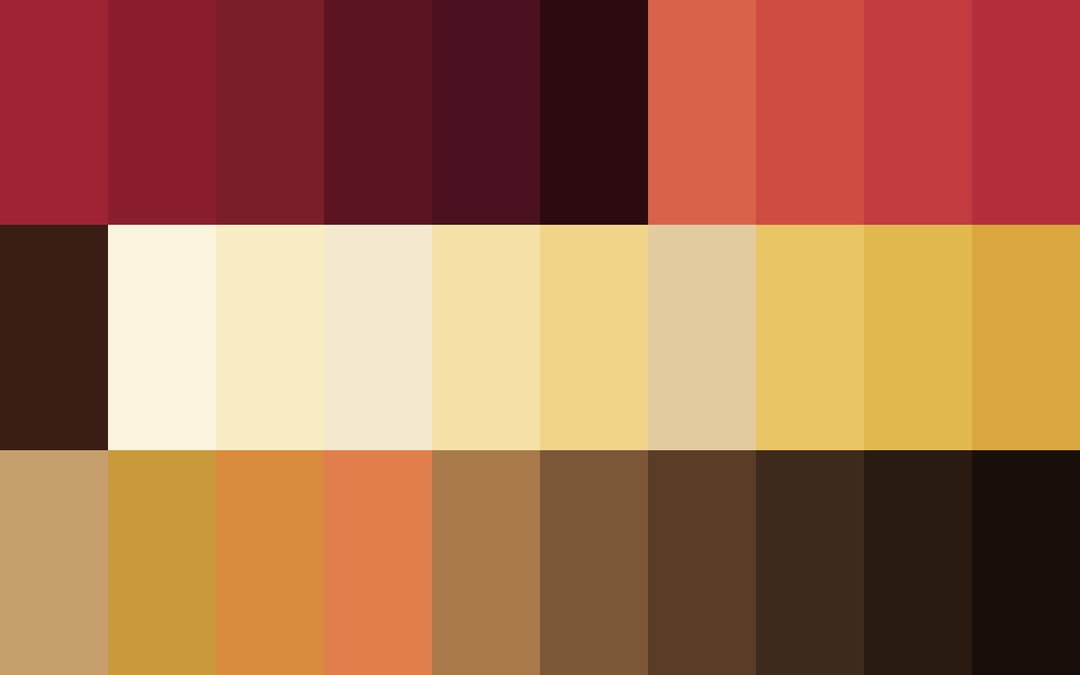 Candlelit Christmas Eve color palette — main preview