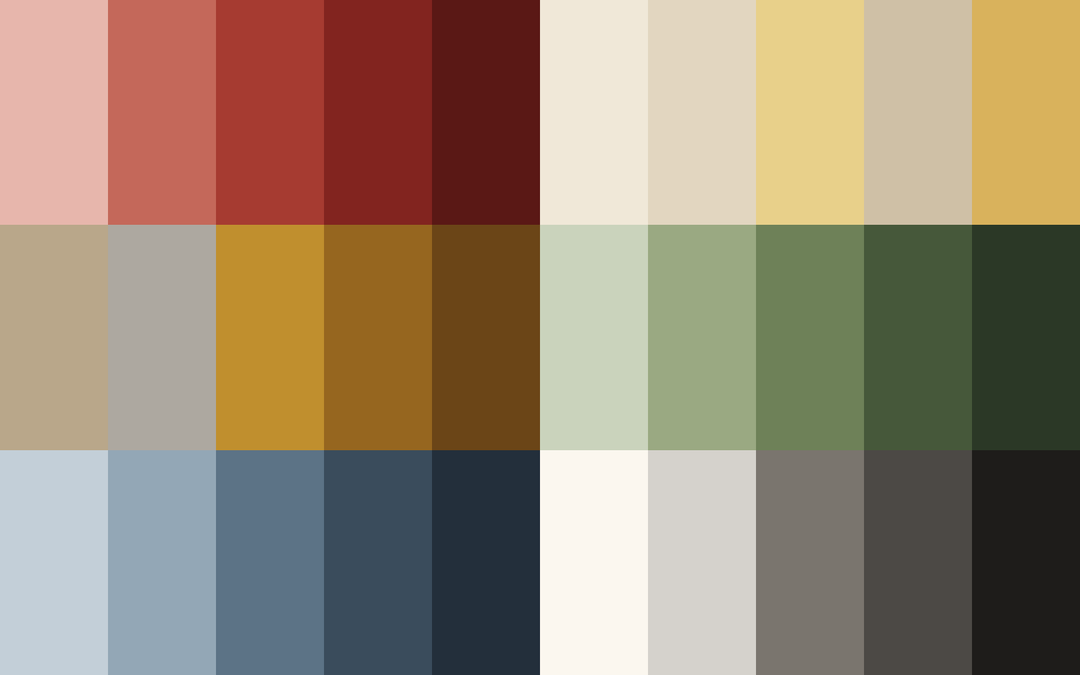 Flannel Season color palette — main preview