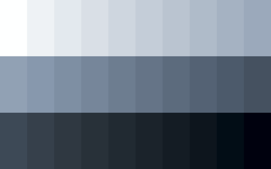 Glacier color palette — main preview