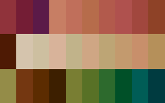 Deep Autumn Color Analysis color palette — main preview