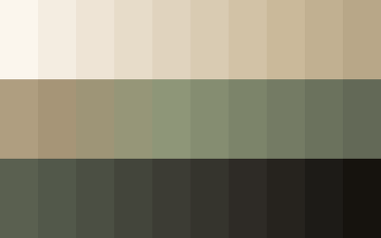 Coastal Dune color palette — main preview