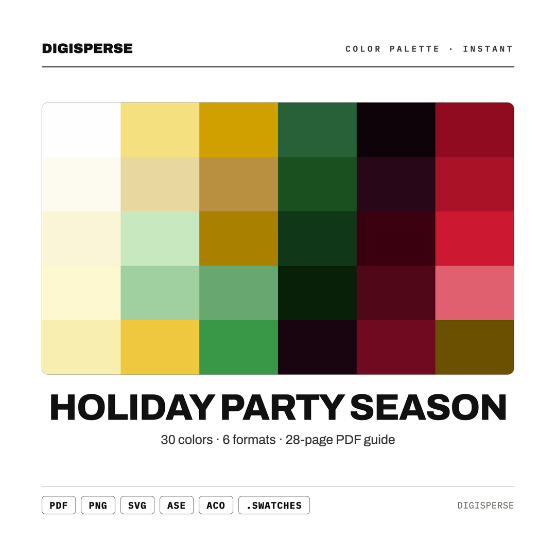 Holiday Party Season color palette — preview image 2 of 21
