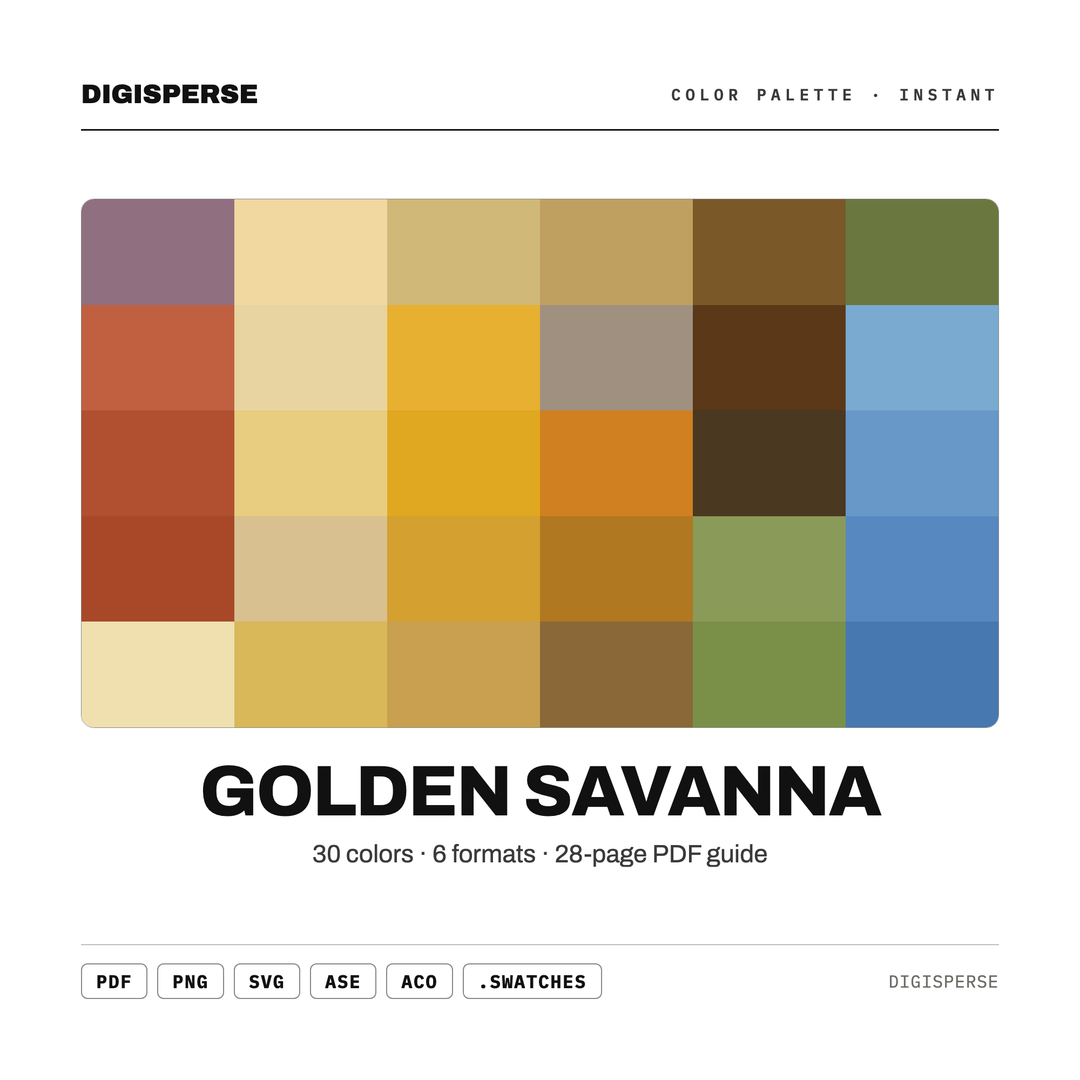 Golden Savanna color palette — preview image 2 of 21