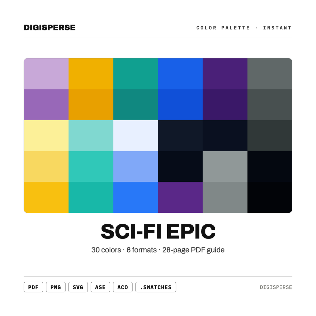 Sci Fi Epic color palette — preview image 2 of 21
