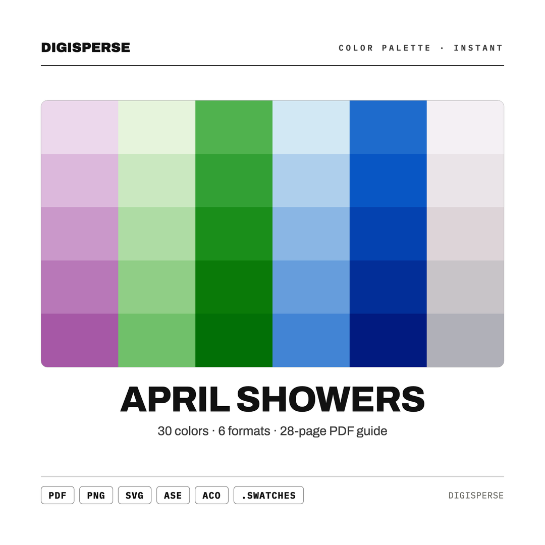 April Showers — every swatch at a glance (classic hero)