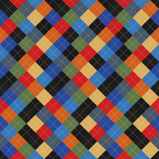Seamless pattern tile — abstract expressionism argyle