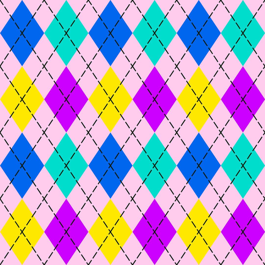 Seamless pattern tile — acid wash digital classic argyle