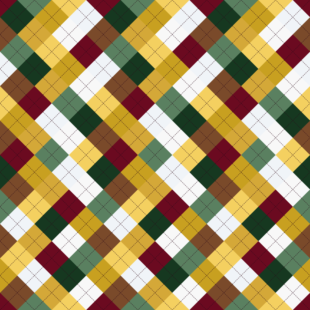 Seamless pattern tile — advent calendar argyle