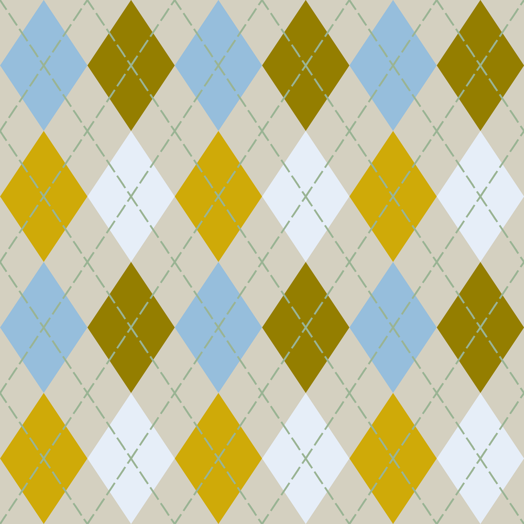 Seamless pattern tile — afternoon haze classic argyle