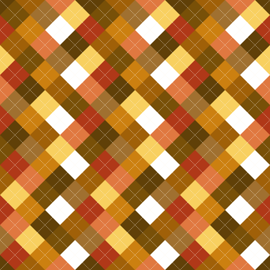 Seamless pattern tile — amber argyle