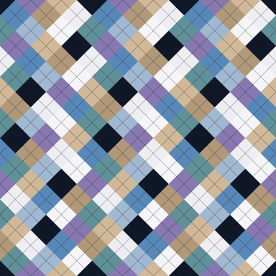 Seamless pattern tile — ambient electronic argyle