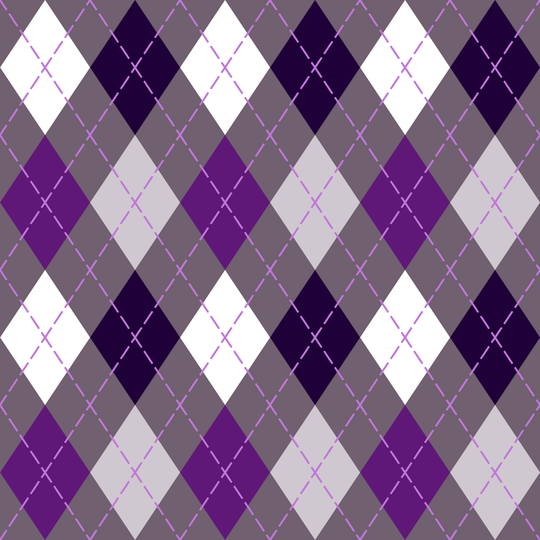Seamless pattern tile — amethyst cave classic argyle