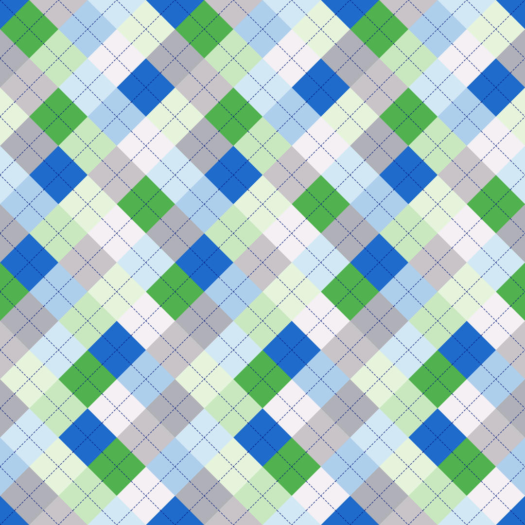 Seamless pattern tile — april showers argyle