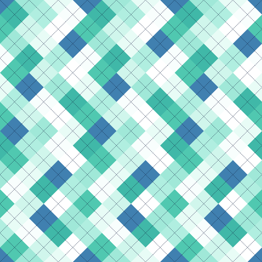 Seamless pattern tile — aquamarine argyle