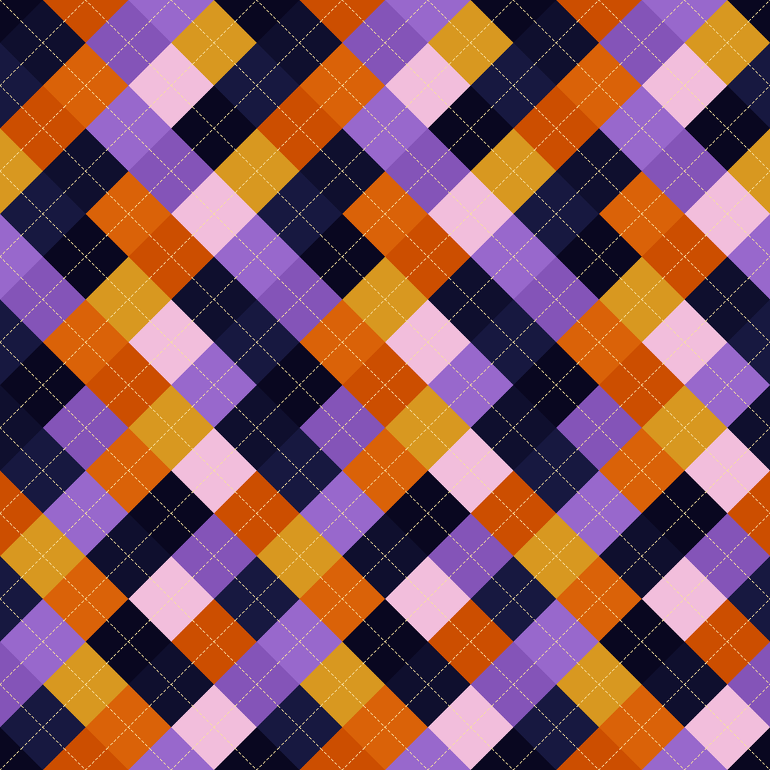 Seamless pattern tile — at dawn argyle