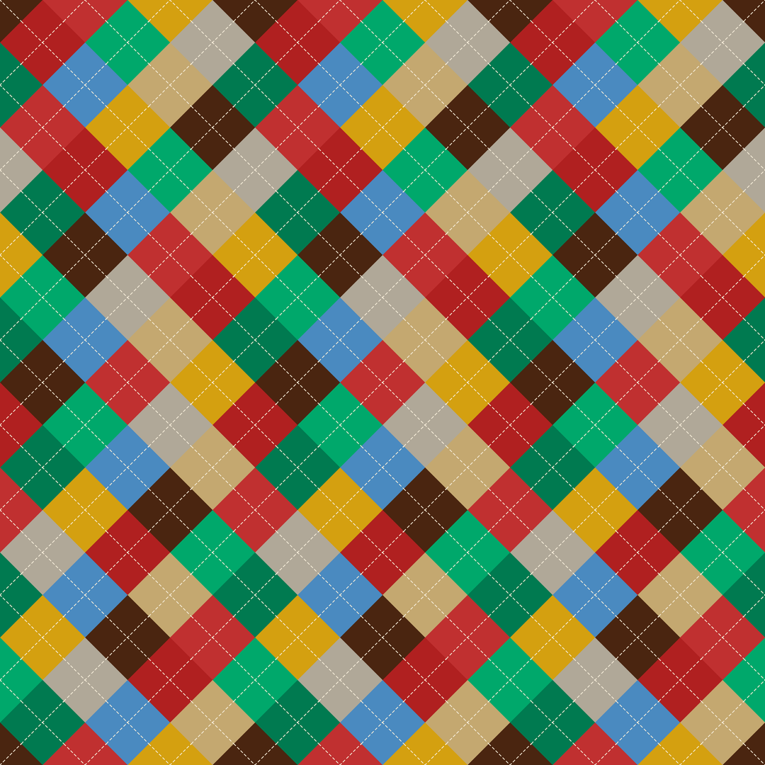 Seamless pattern tile — aztec empire argyle