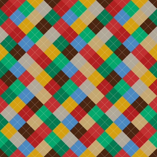 Seamless pattern tile — aztec empire argyle