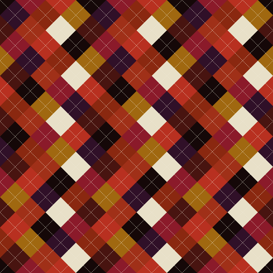 Seamless pattern tile — balsamic argyle