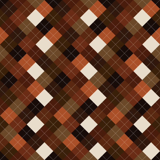 Seamless pattern tile — bitter chocolate argyle