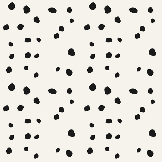 Seamless pattern tile — black ivory dalmatian