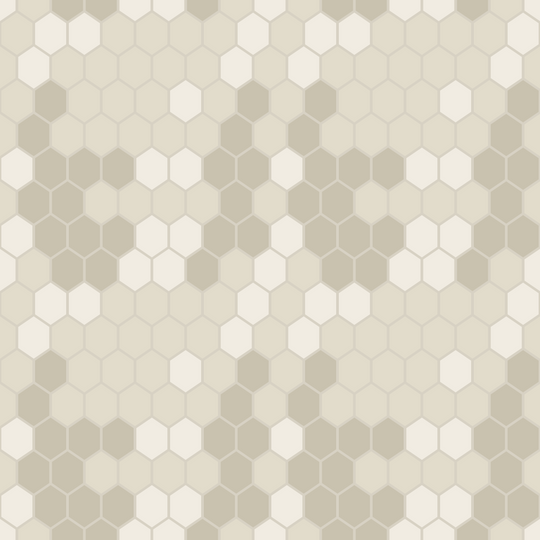 Seamless pattern tile — bone greige hex mosaic
