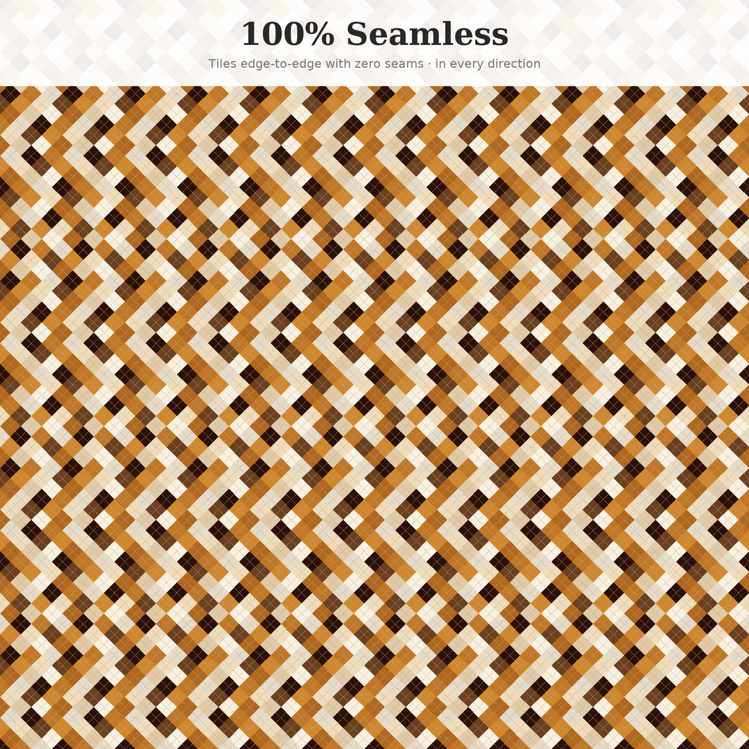 Cafe Latte Argyle seamless pattern — preview image 4 of 10