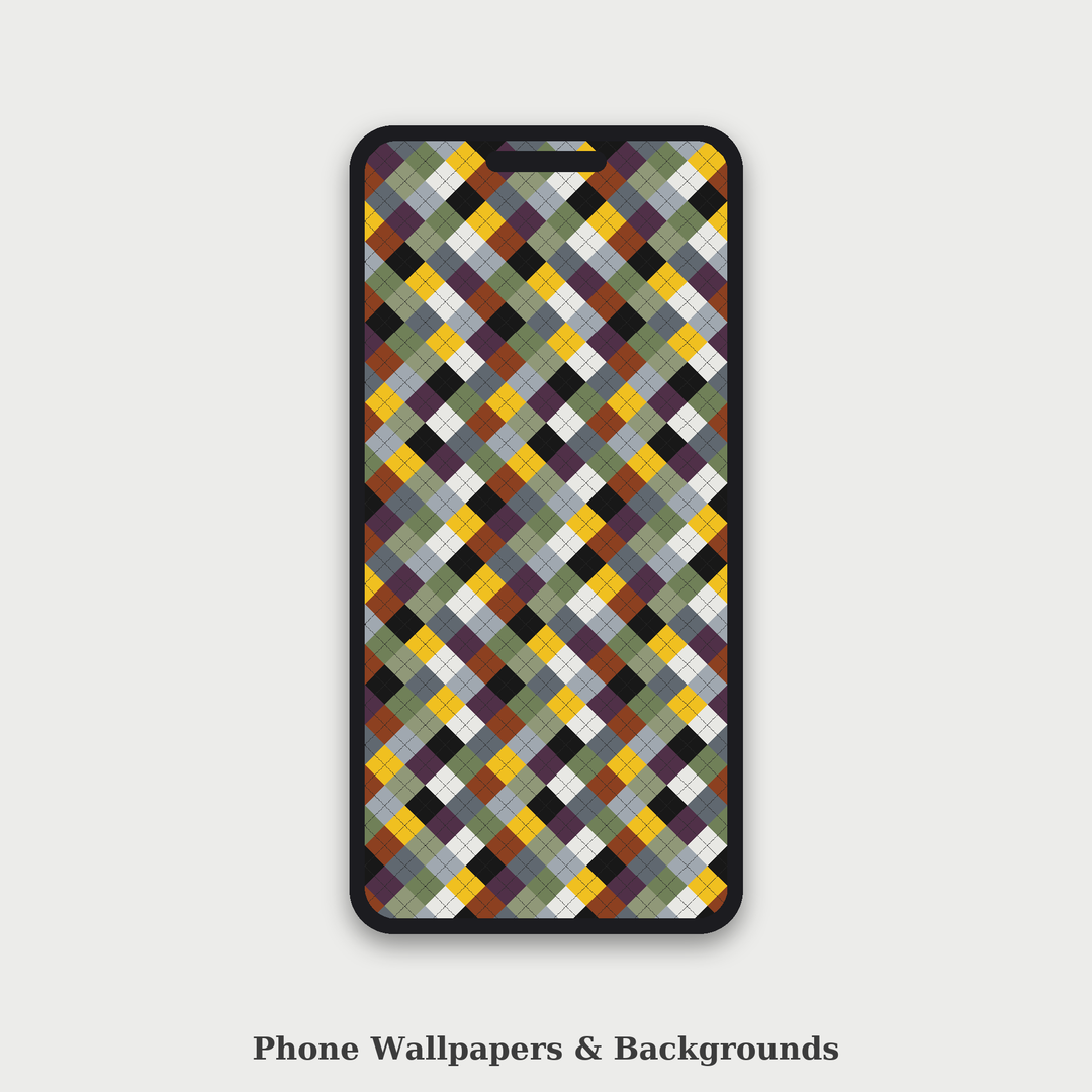 Brutalist Concrete Grey Argyle seamless pattern — preview image 7 of 10