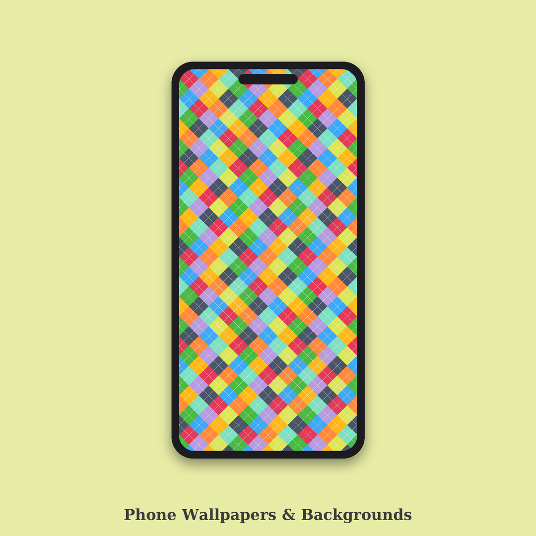Bright Cheerful Classroom Argyle seamless pattern — preview image 7 of 10