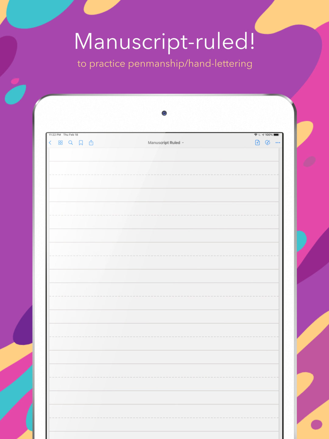 6 Portrait Lined/Ruled Notepapers (Single Page PDFs)
