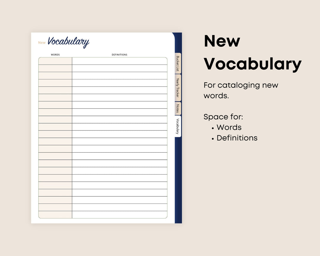 Learning Journal vector graphic set — preview image 5 of 8
