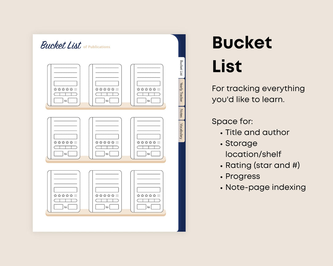 Learning Journal vector graphic set — preview image 2 of 8