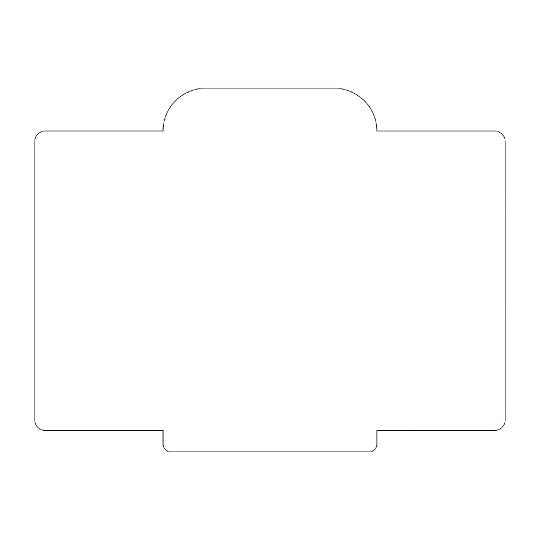 5x7 Envelope Template SVG, PDF, & PNG Files (Digital Download)