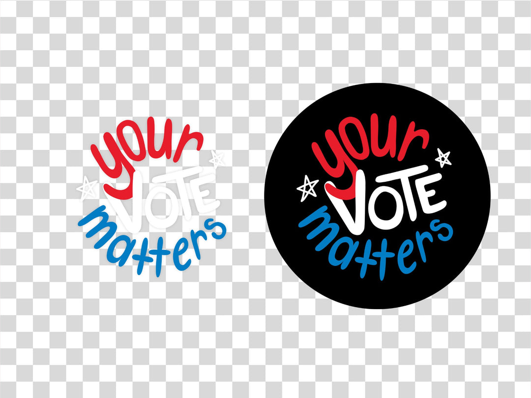 Voting SVG Bundle | Election Graphics 9 File Formats | Cricut Silhouette Civic Digital Download