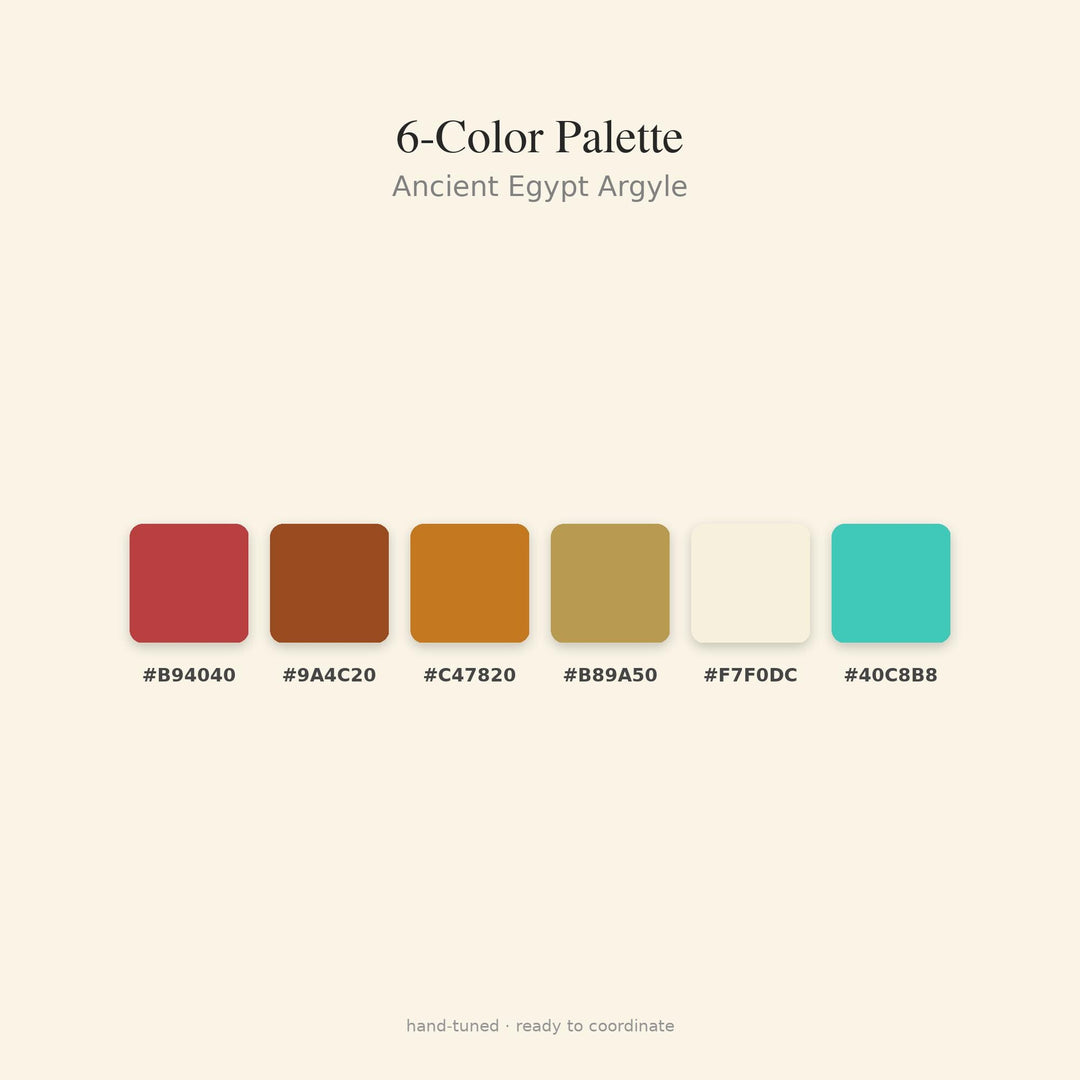 Ancient Egypt Argyle Digital Paper for Historical Craft Projects, Seamless Gold Diamond Grid for Fabric and Scrapbooking