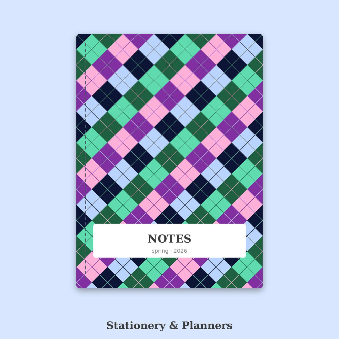 Aurora Australis Argyle Seamless Pattern | Multi-Color Digital Paper (Digital Download)