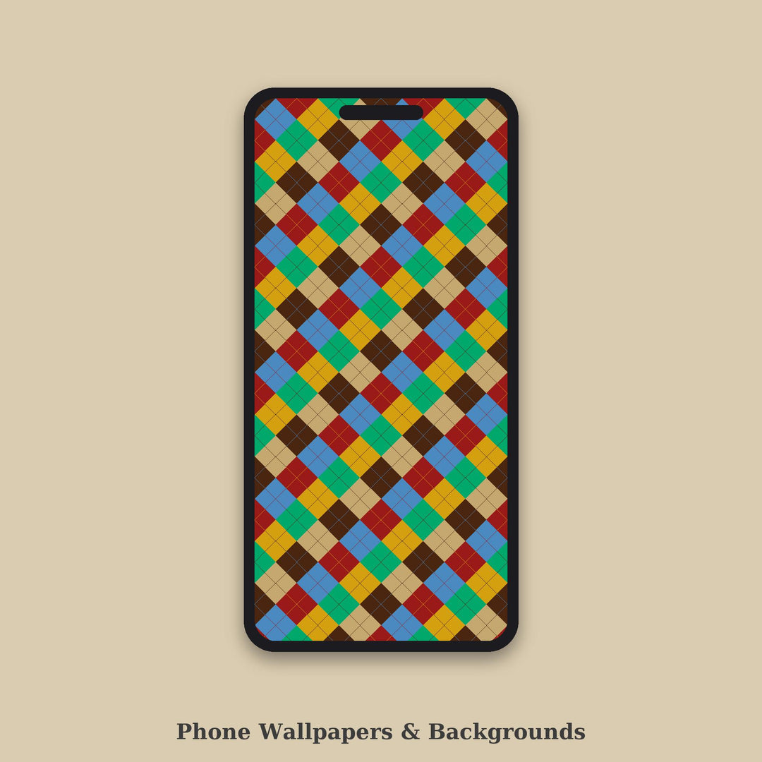 Aztec Argyle Seamless Pattern | Multi-Color Aztec Empire Argyle | .png .jpg .svg .pdf .pat | Digital Paper | Fabric & Surface Design