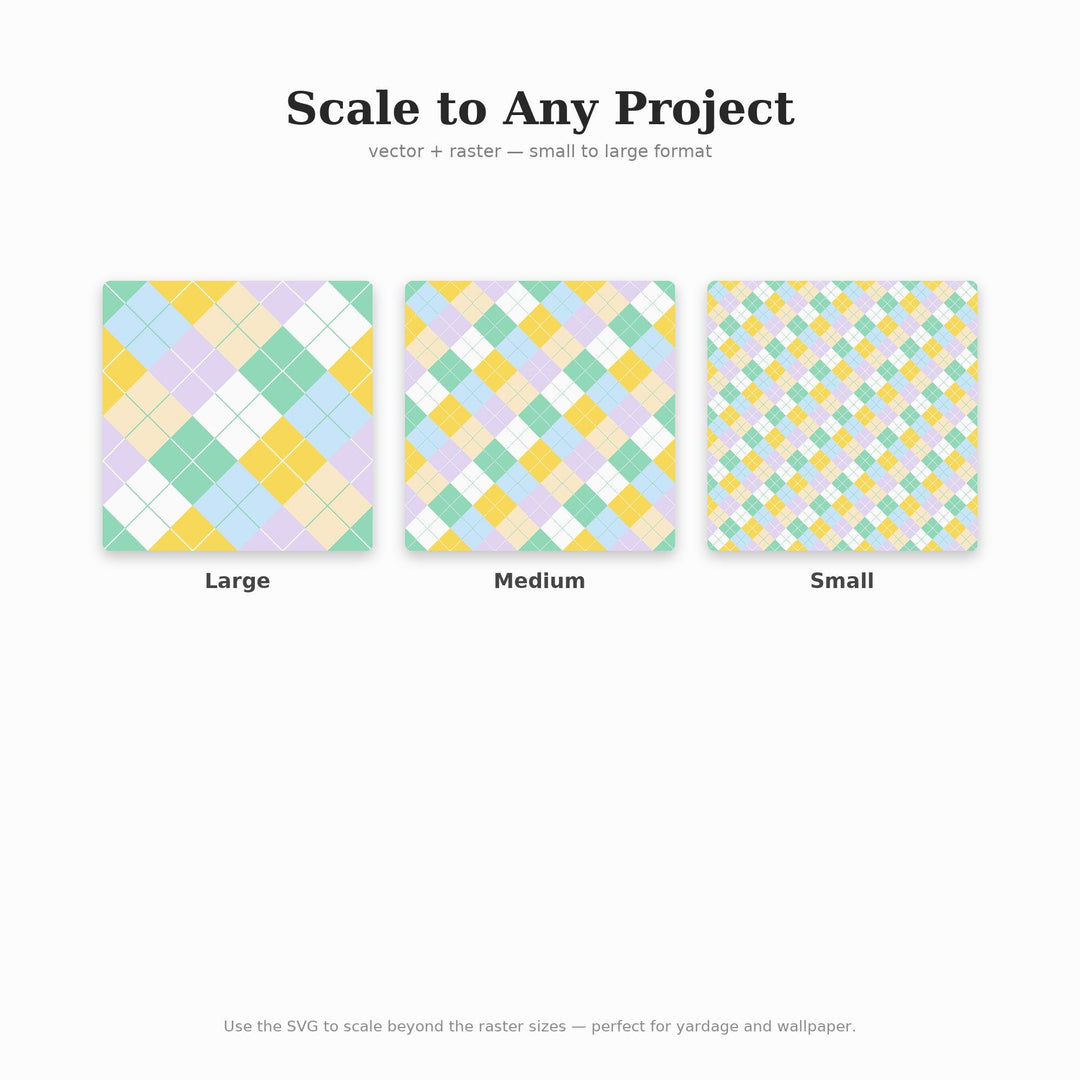 Bliss Argyle Digital Paper for Serene Craft Projects, Seamless Soft Diamond Grid for Fabric and Scrapbooking