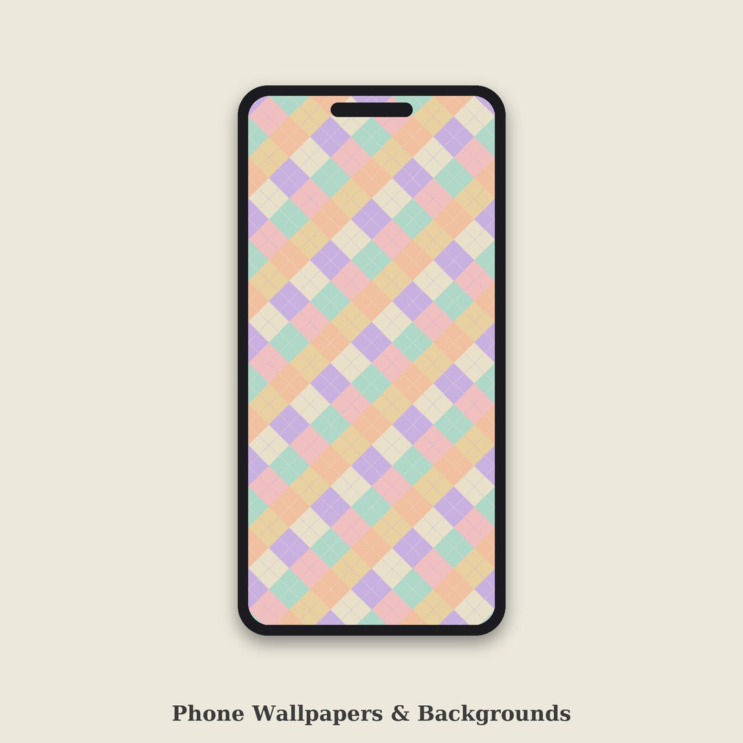 Bridal Shower Argyle Seamless Pattern | Multi-Color Fabric Design (Digital Download)