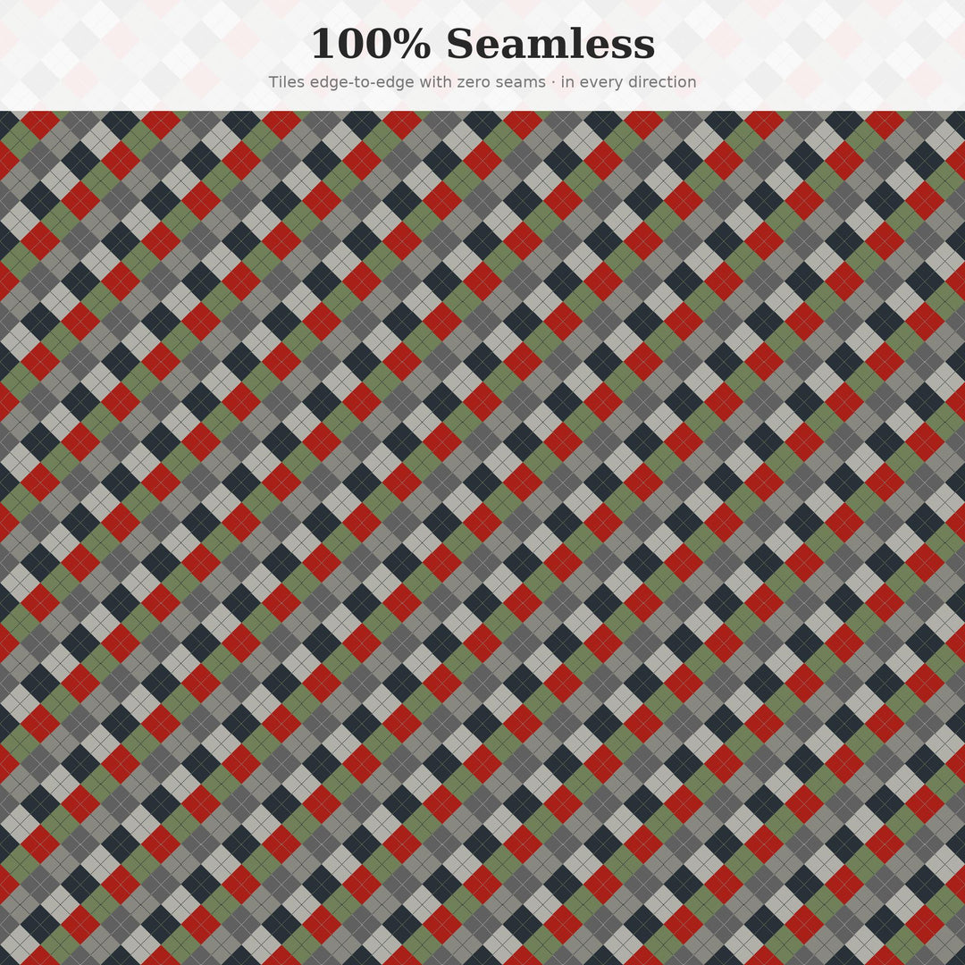 Brutalist Argyle Seamless Pattern | Multi-Color Concrete Digital Paper (png, jpg, svg, pdf, pat)