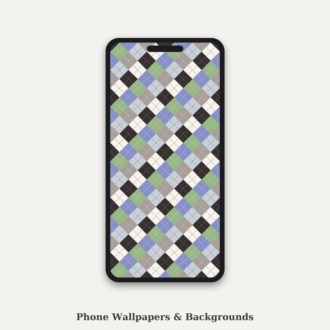 Bullet Argyle Seamless Pattern | Multi-Color Bullet Journal Pages Argyle | .png .jpg .svg .pdf .pat | Digital Paper