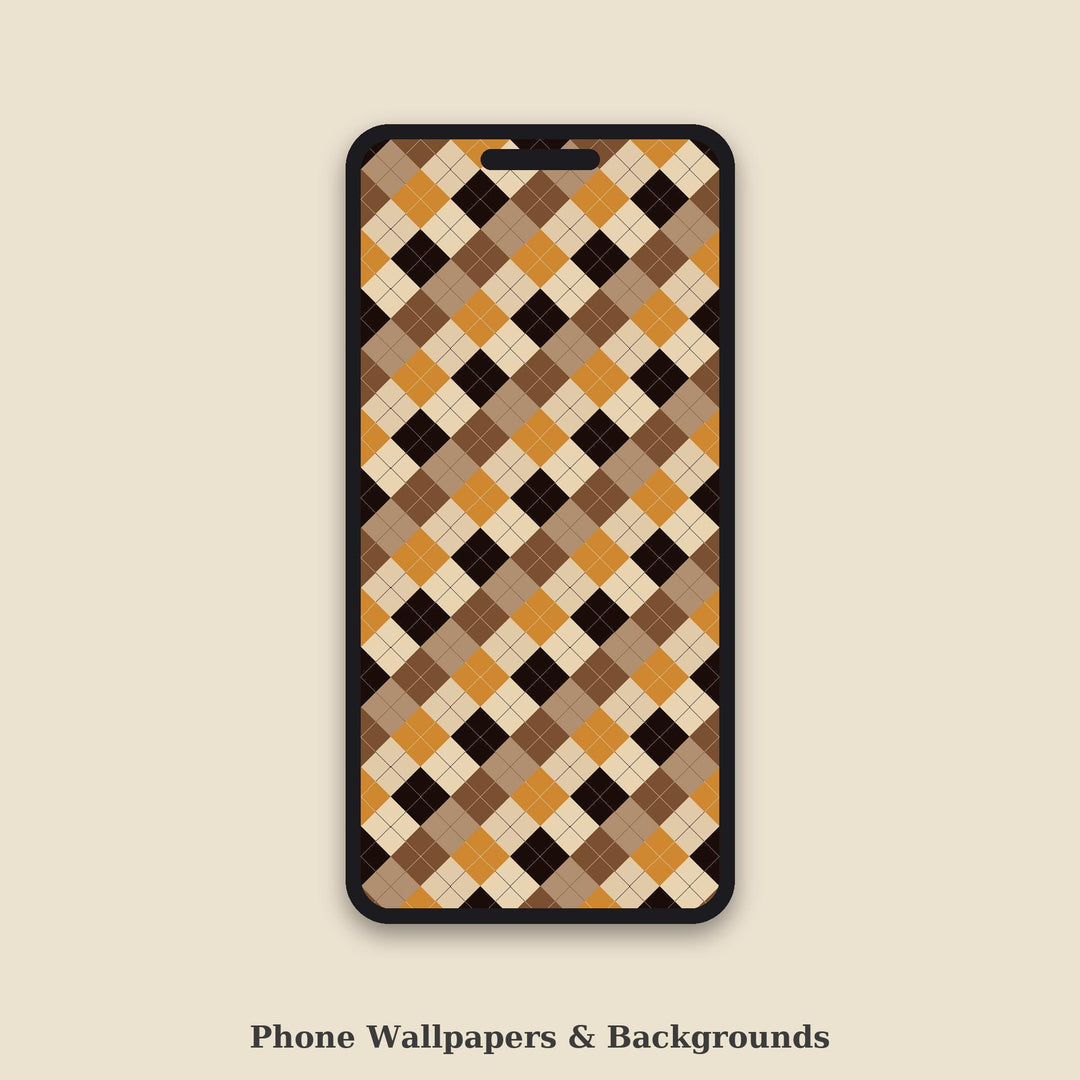 Café Argyle Seamless Pattern | Multi-Color Café Latte Argyle | .png .jpg .svg .pdf .pat | Digital Paper | Fabric & Surface Design