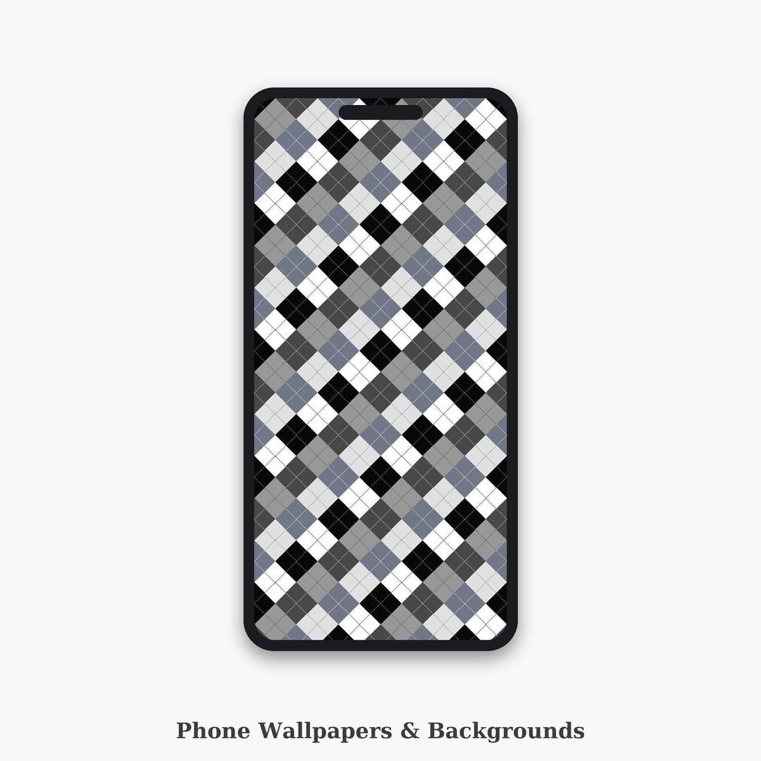 Chrome Argyle Seamless Pattern | Multi-Color Chrome Argyle | .png .jpg .svg .pdf .pat | Digital Paper | Fabric & Surface Design