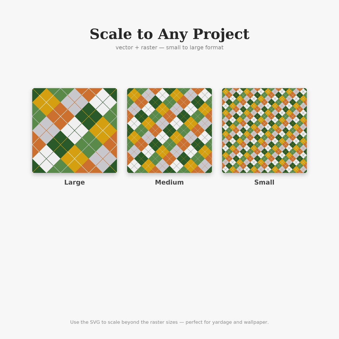 Circuit Board Argyle Seamless Pattern | Multi-Color Fabric Design (Digital Download)
