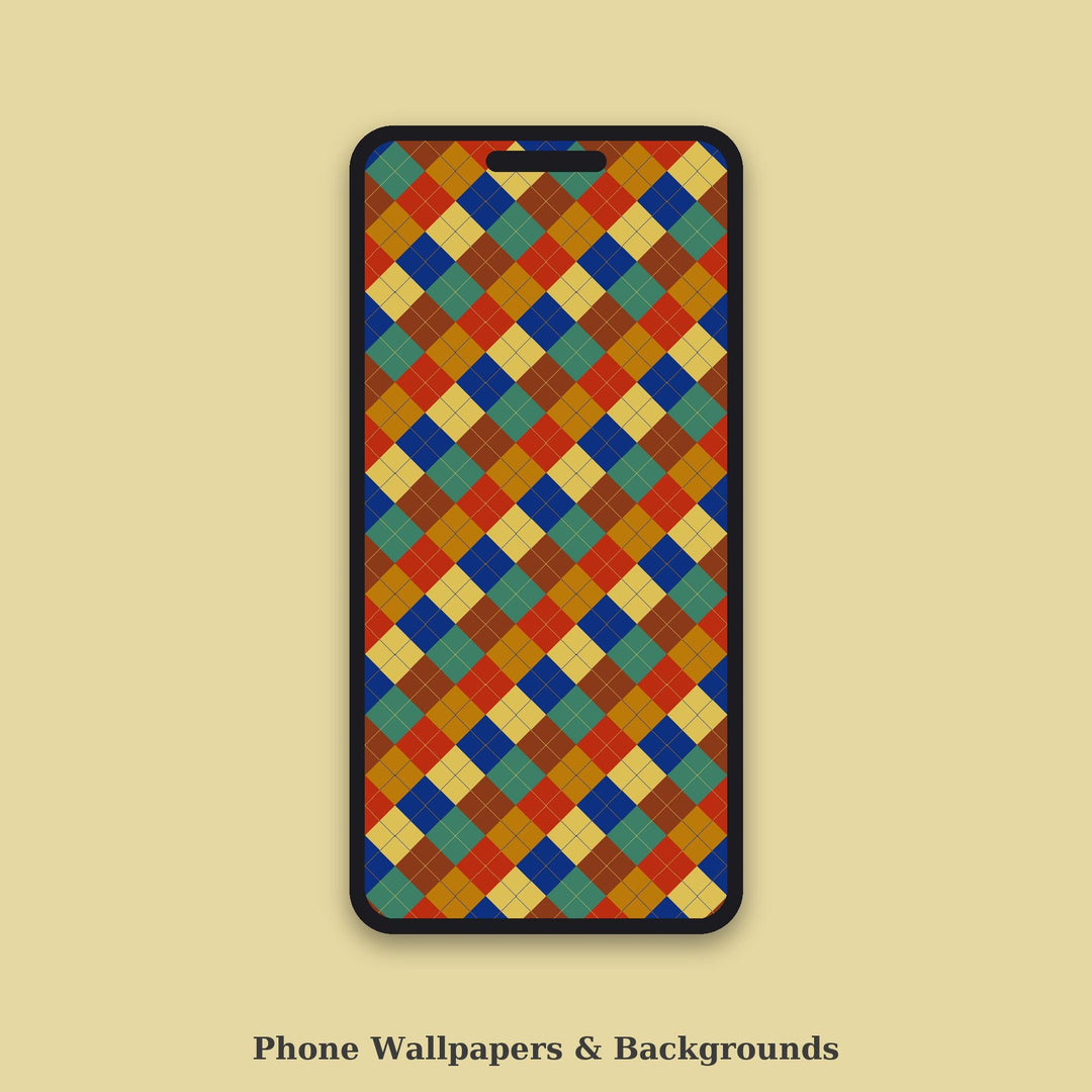Classical Argyle Seamless Pattern | Multi-Color Classical Fresco Argyle | .png .jpg .svg .pdf .pat | Digital Paper | Fabric & Surface Design
