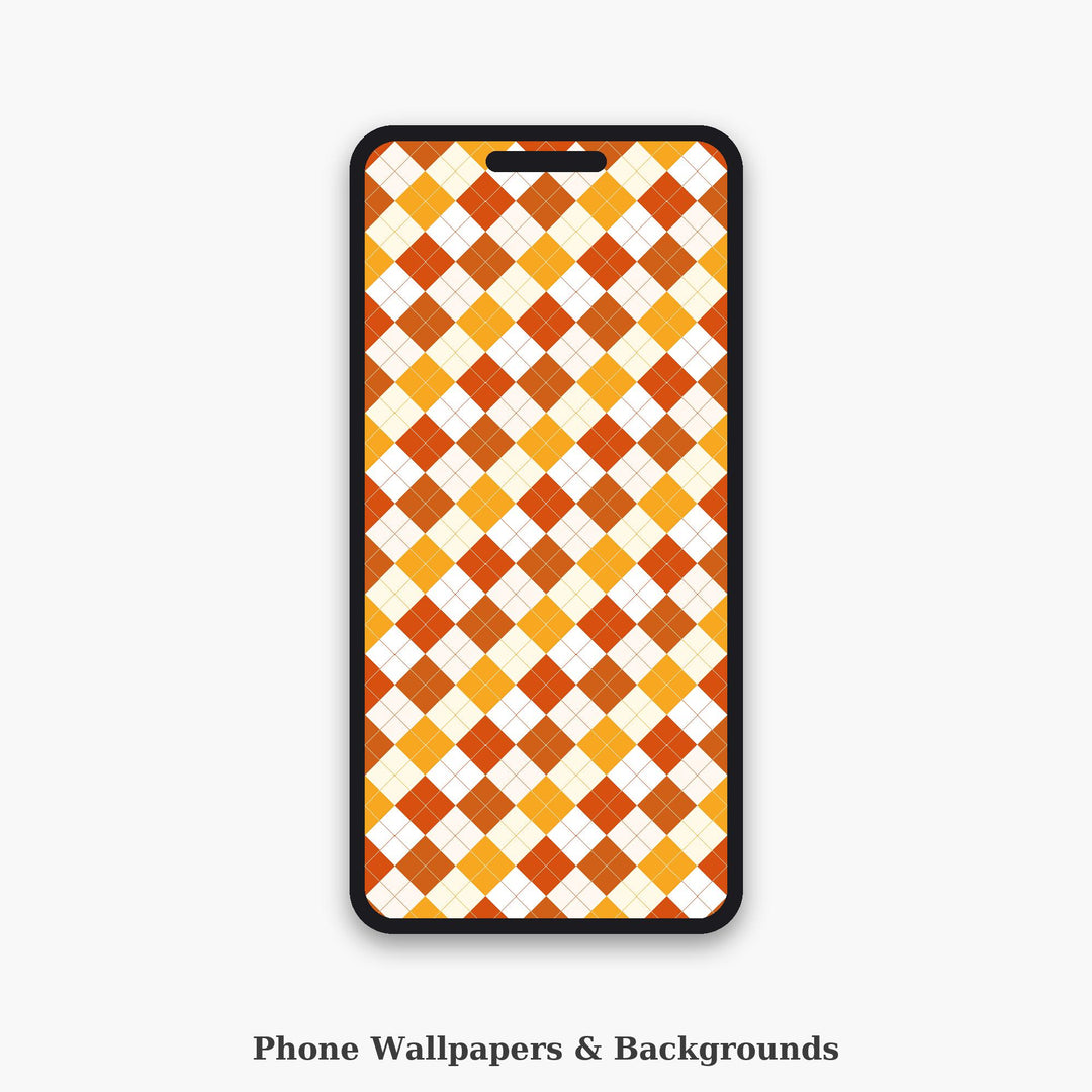 Clementine Argyle Seamless Pattern | Multi-Color Fabric Design (Digital Download)