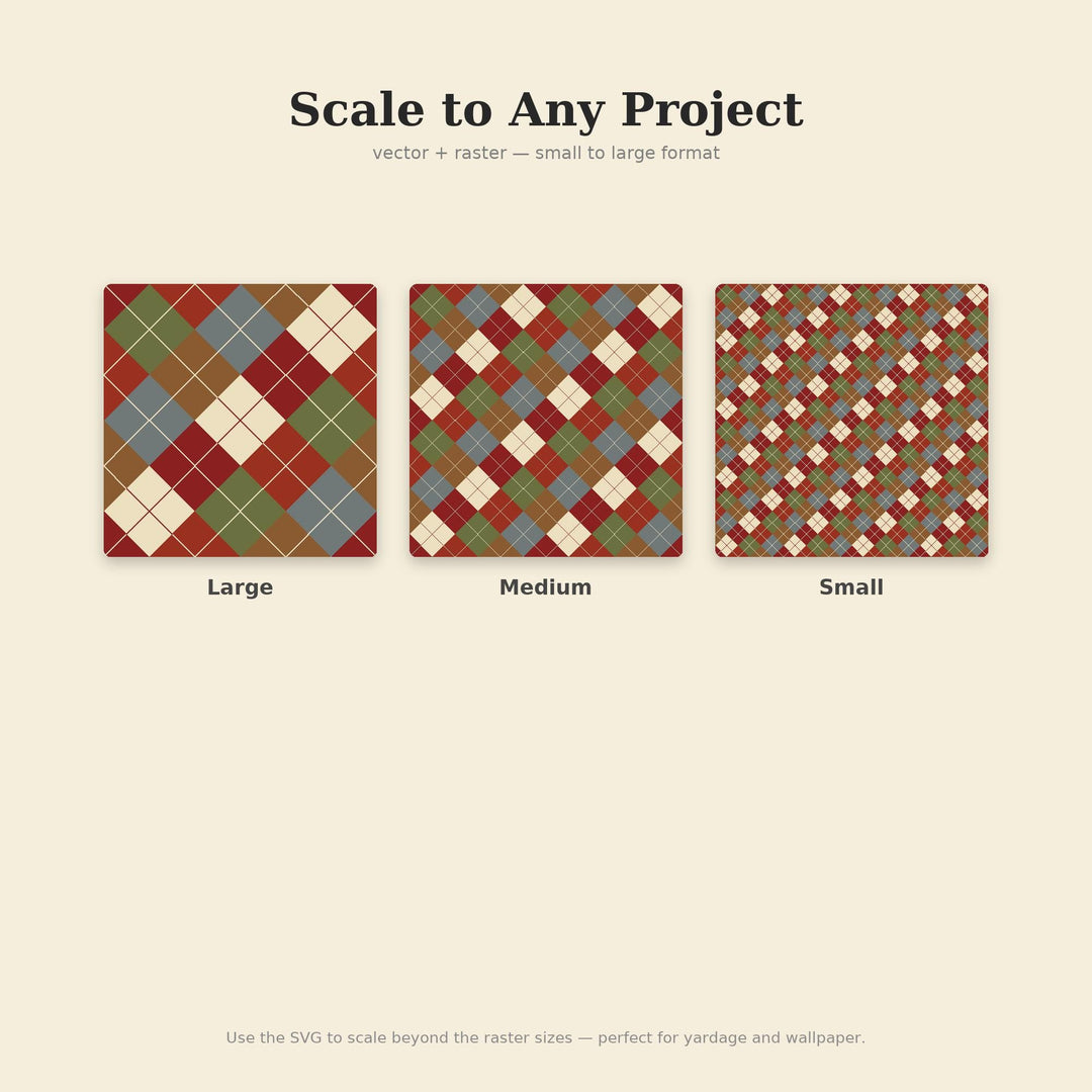 Colonial Argyle Seamless Pattern | Multi-Color Colonial America Argyle | .png .jpg .svg .pdf .pat | Digital Paper | Fabric & Surface Design