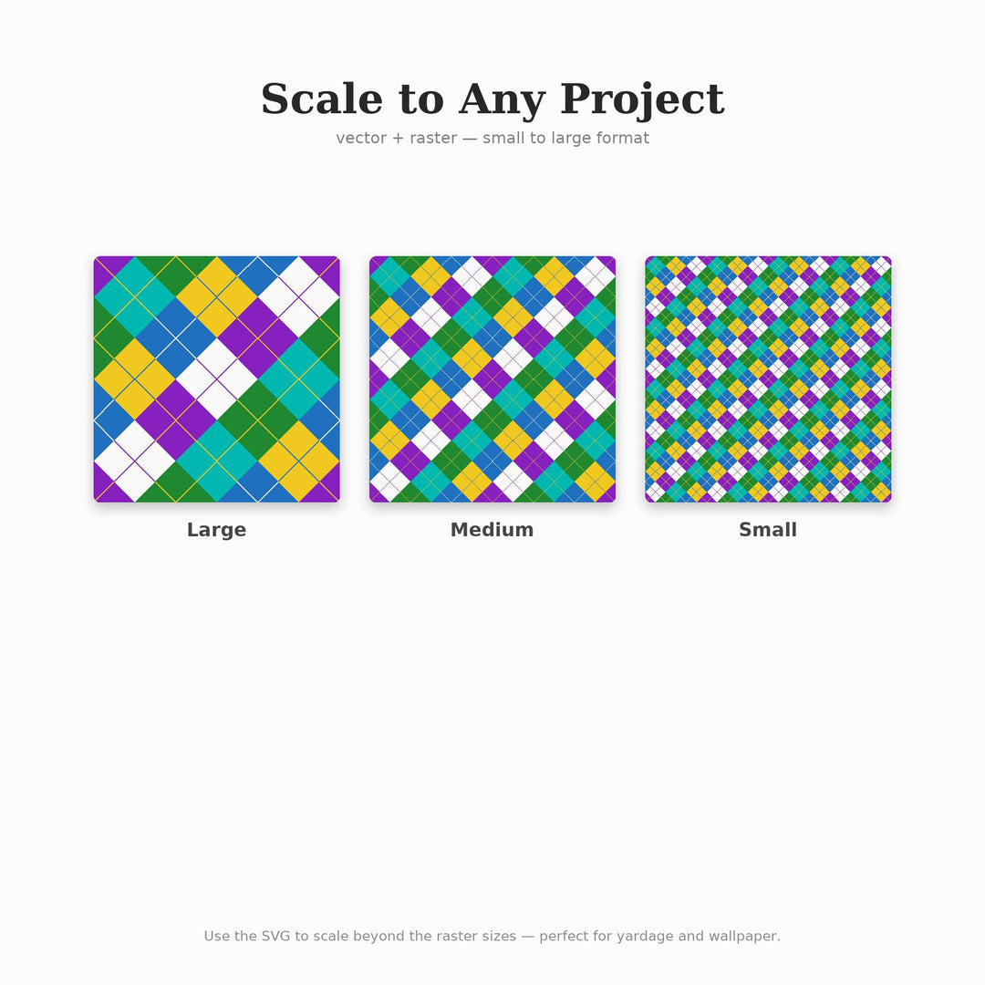 Curious Argyle Seamless Pattern | Multi-Color Curious Argyle | .png .jpg .svg .pdf .pat | Digital Paper | Fabric & Surface Design