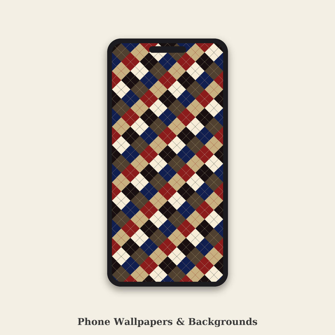 Declaration Argyle Seamless Pattern | Multi-Color Declaration Wax Seal Argyle | .png .jpg .svg .pdf .pat | Digital Paper | Fabric & Surface