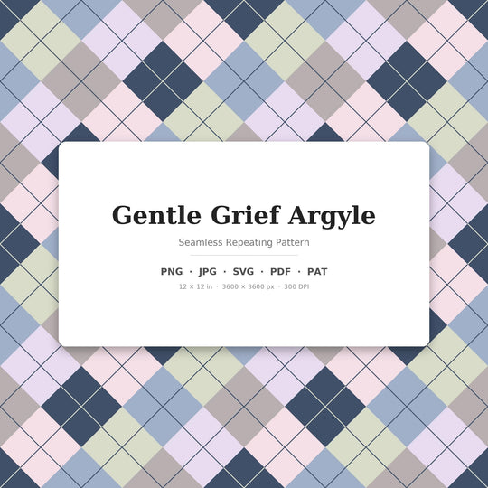 Motif argyle doux sans couture | Argyle doux multicolore | .png .jpg .svg .pdf .pat | Papier numérique | Design de tissu et de surface