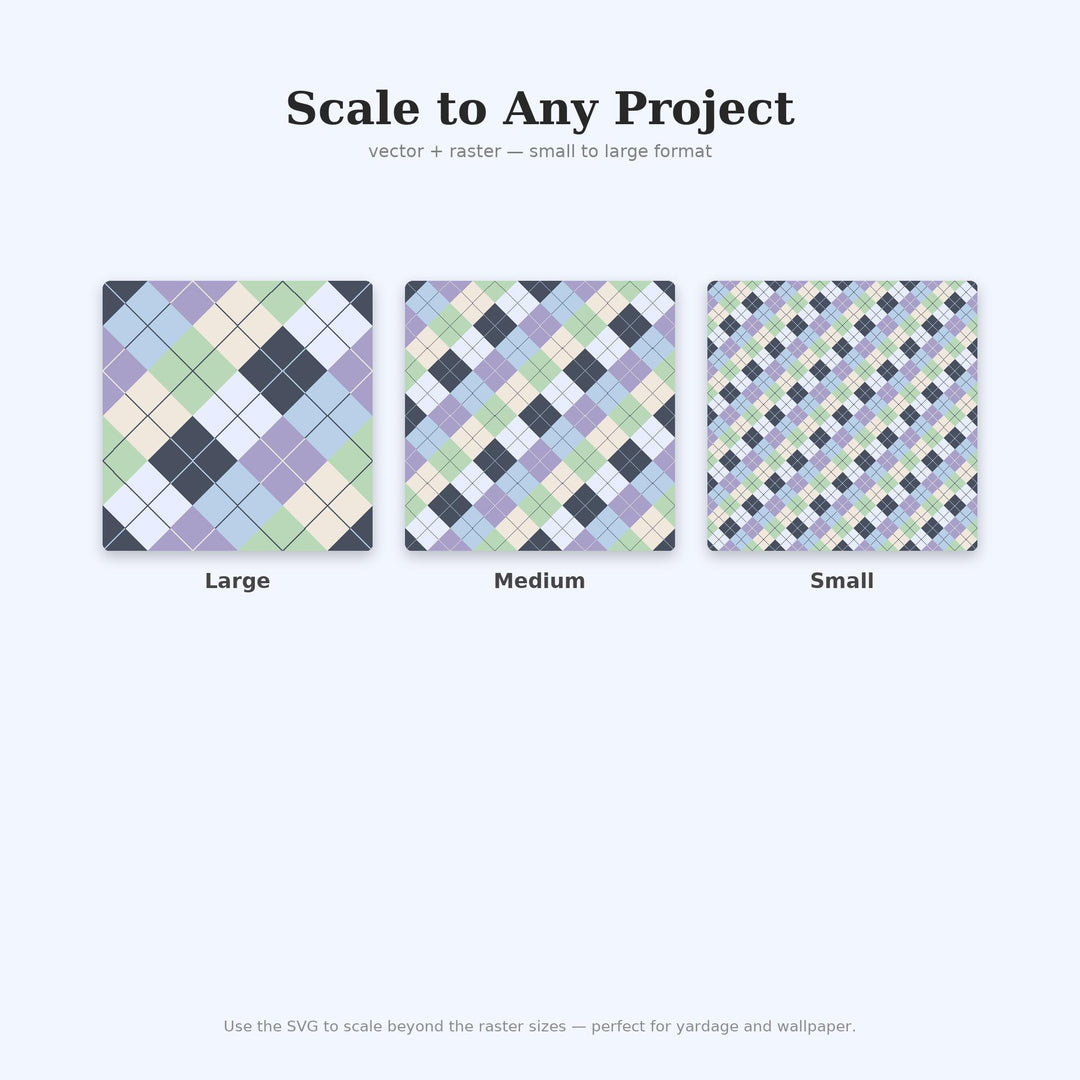Ghost Argyle Seamless Pattern | Multi-Color Ghost Light Argyle | .png .jpg .svg .pdf .pat | Digital Paper | Fabric & Surface Design